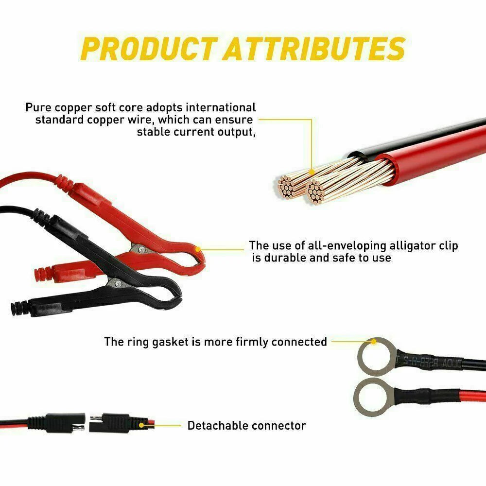 1500mAh Smart Automatic 12V Car Battery Charger - Portable Trickle Maintainer for Effortless Charging
